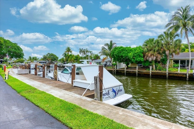 1200 SW 12th St Unit 214, Fort Lauderdale, FL 33315 - dock area with a water view