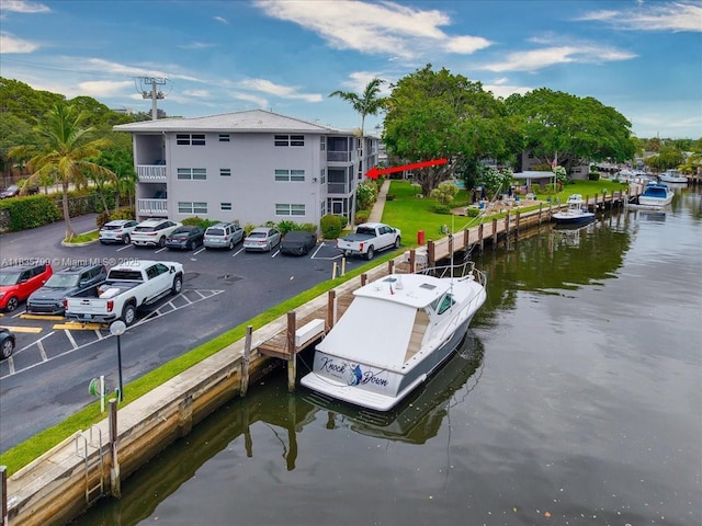 1200 SW 12th St Unit 214, Fort Lauderdale, FL 33315 - dock area featuring a water view
