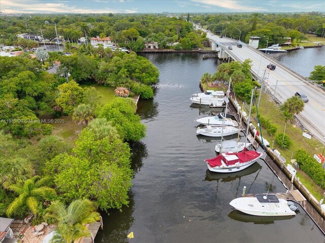 1200 SW 12th St Unit 214, Fort Lauderdale, FL 33315 - drone / aerial view of a large body of water