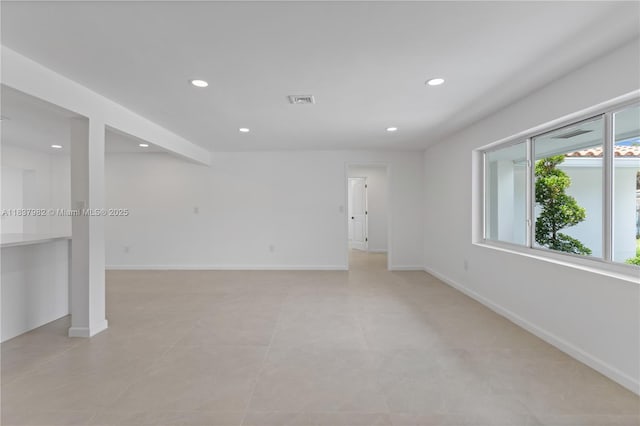 1710 SW 1st Ave, Pompano Beach, FL 33060 - unfurnished room with recessed lighting