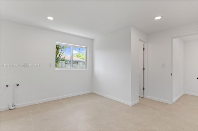 1710 SW 1st Ave, Pompano Beach, FL 33060 - empty room featuring recessed lighting and light tile patterned floors