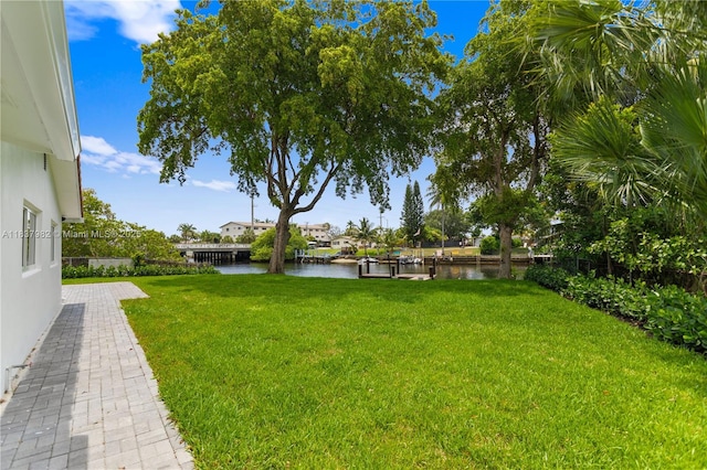 1710 SW 1st Ave, Pompano Beach, FL 33060 - view of grassy yard featuring a water view