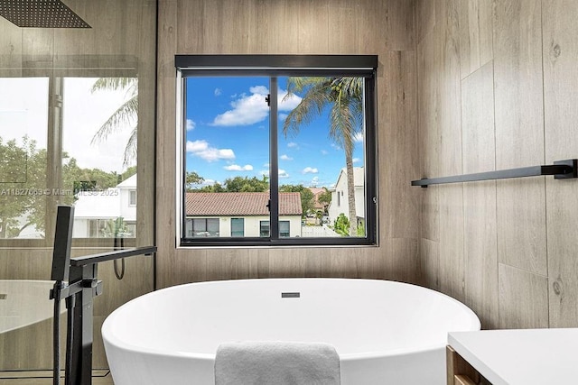 10746 Charleston Pl, Cooper City, FL 33026 - full bath with a freestanding bath and vanity