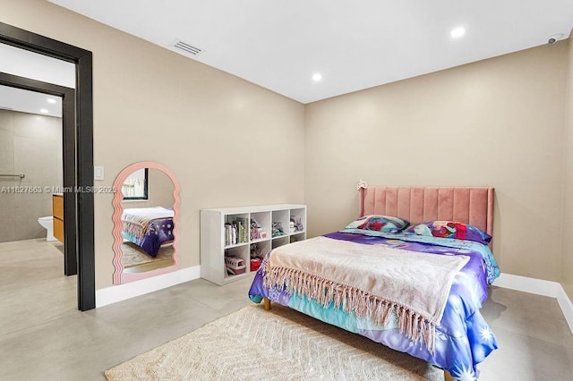 10746 Charleston Pl, Cooper City, FL 33026 - bedroom with finished concrete floors and recessed lighting