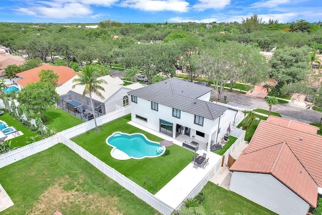 10746 Charleston Pl, Cooper City, FL 33026 - aerial view of property and surrounding area with a pool area