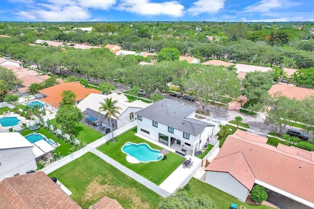 10746 Charleston Pl, Cooper City, FL 33026 - aerial view of residential area featuring a pool area