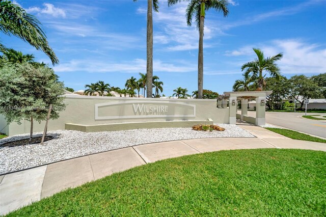 15281 Wilshire Ct, Pembroke Pines, FL 33027 - view of community / neighborhood sign