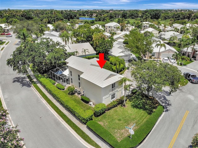 15281 Wilshire Ct, Pembroke Pines, FL 33027 - aerial perspective of suburban area with a nearby body of water