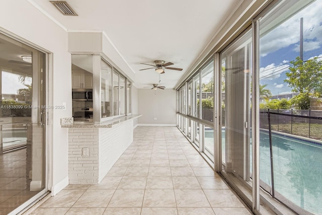 7904 Alhambra Blvd, Miramar, FL 33023 - view of unfurnished sunroom