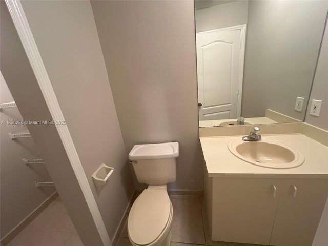 6865 SW 158th Pl, Miami, FL 33193 - half bath with vanity and tile patterned floors