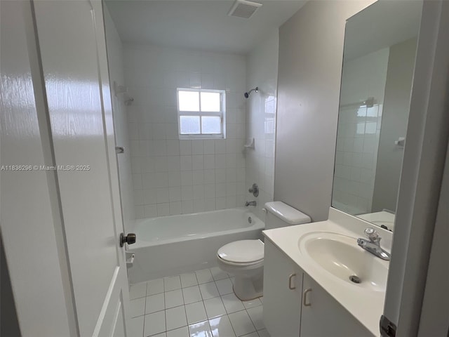 6865 SW 158th Pl, Miami, FL 33193 - bathroom featuring tile patterned floors, vanity, and shower / washtub combination