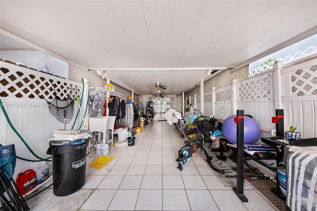 1178 NW 123rd Pl Unit 1210, Miami, FL 33182 - view of patio with a sink