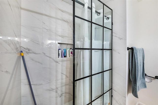1178 NW 123rd Pl Unit 1210, Miami, FL 33182 - bathroom featuring a marble finish shower