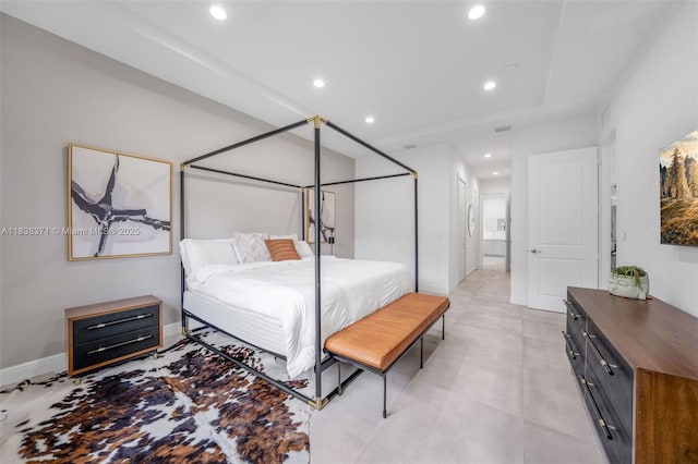14832 SW 39th Ter, Miami, FL 33185 - bedroom with recessed lighting and baseboards