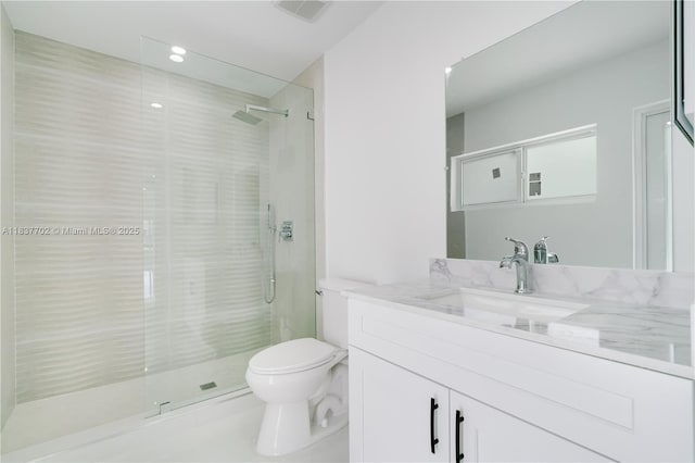 9800 SW 159th St, Miami, FL 33157 - bathroom featuring vanity and a stall shower