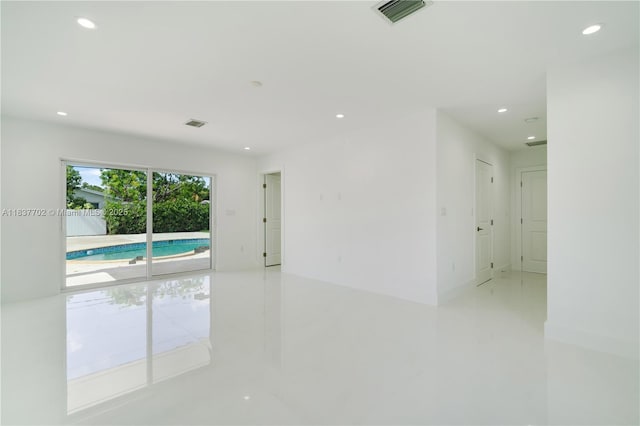 9800 SW 159th St, Miami, FL 33157 - empty room featuring recessed lighting and light tile patterned flooring