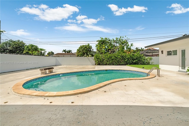 9800 SW 159th St, Miami, FL 33157 - view of pool featuring a patio and a fenced backyard