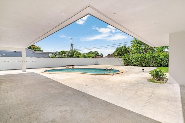 9800 SW 159th St, Miami, FL 33157 - view of pool with a patio and a fenced backyard