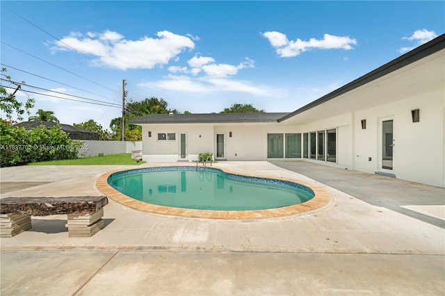 9800 SW 159th St, Miami, FL 33157 - view of swimming pool with a patio area