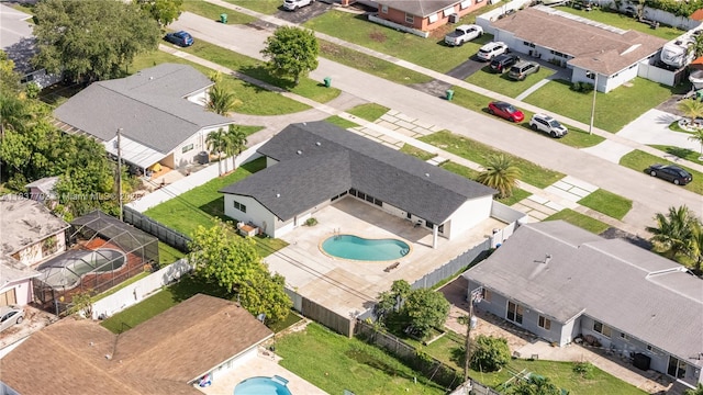 9800 SW 159th St, Miami, FL 33157 - aerial view of residential area featuring a pool