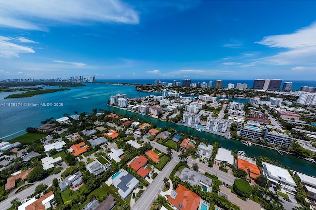 10140 W Bay Harbor Dr Unit 201A, Bay Harbor Islands, FL 33154 - aerial view of skyline and a nearby body of water