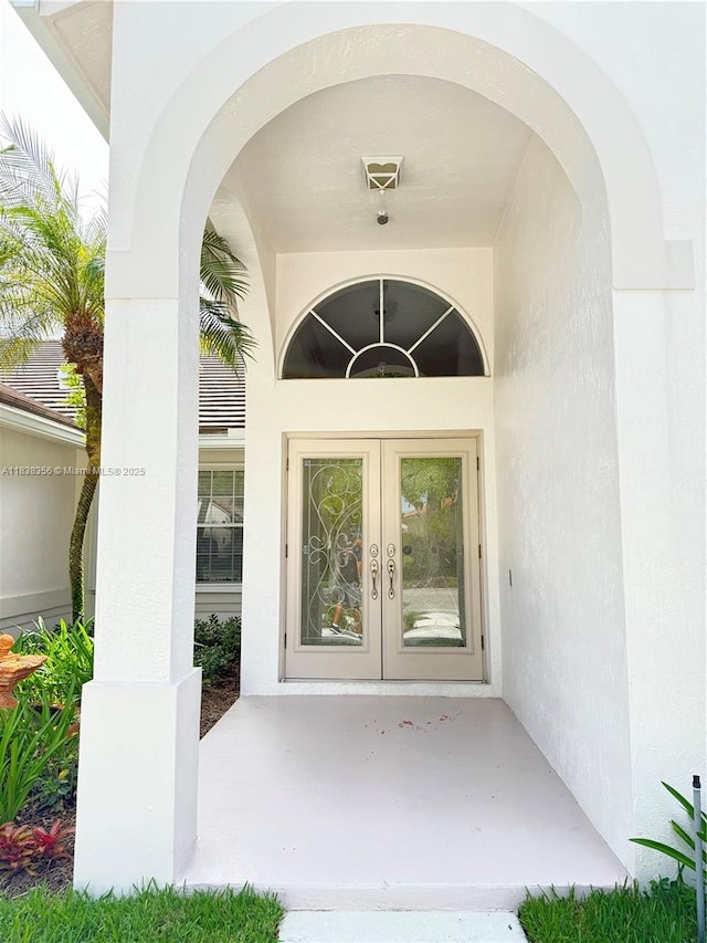794 Lake Blvd, Weston, FL 33326 - entrance to property with french doors and stucco siding