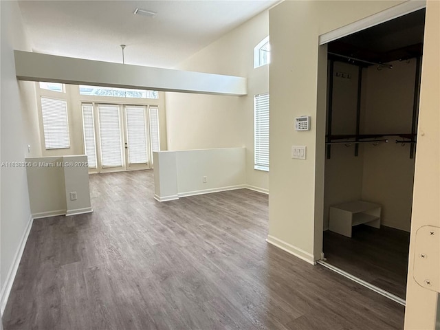 794 Lake Blvd, Weston, FL 33326 - empty room featuring wood finished floors and baseboards