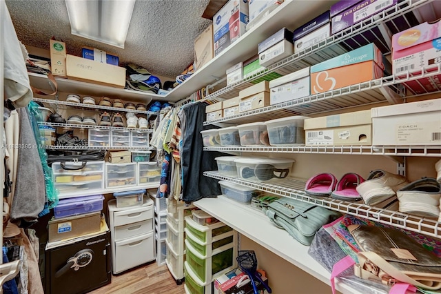 23344 Carolwood Ln Unit 303, Boca Raton, FL 33428 - walk in closet featuring wood finished floors