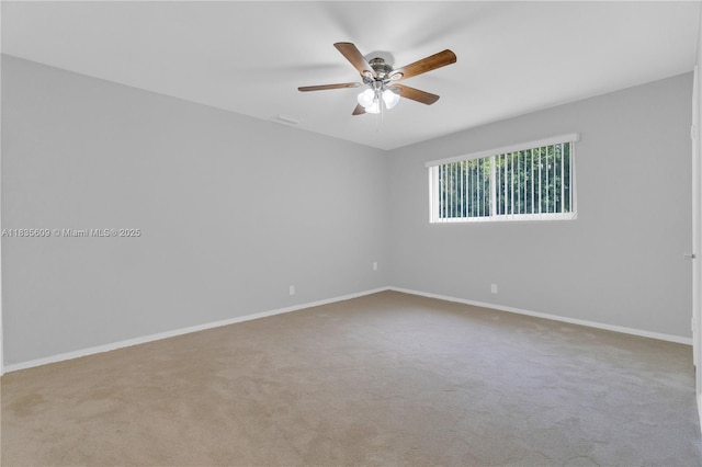 1900 N 31st Ave, Hollywood, FL 33021 - empty room featuring ceiling fan and carpet flooring