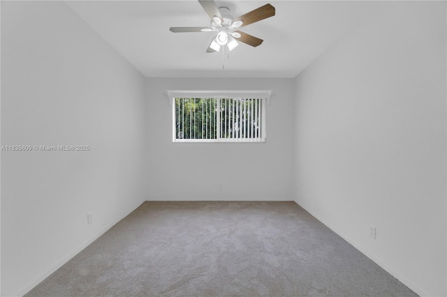 1900 N 31st Ave, Hollywood, FL 33021 - spare room with carpet and a ceiling fan