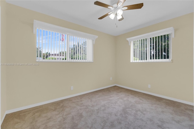1900 N 31st Ave, Hollywood, FL 33021 - empty room featuring carpet floors and a ceiling fan