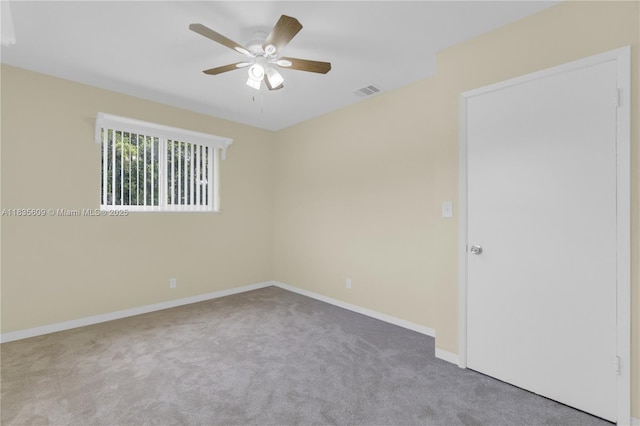 1900 N 31st Ave, Hollywood, FL 33021 - carpeted spare room featuring ceiling fan and baseboards