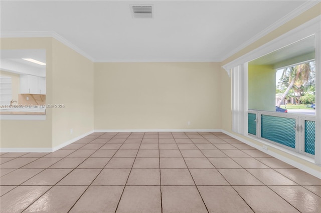 1900 N 31st Ave, Hollywood, FL 33021 - unfurnished room featuring ornamental molding and light tile patterned flooring