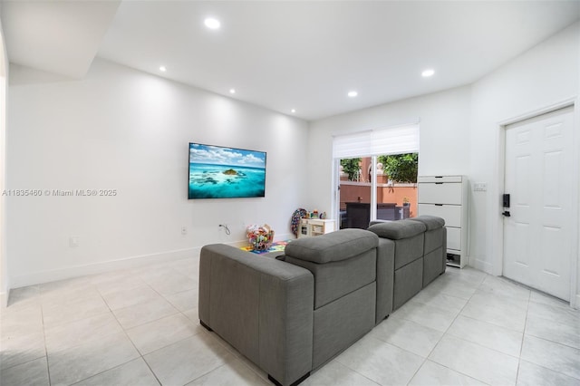 724 SW 106th Ave Unit 2010, Pembroke Pines, FL 33025 - living area with recessed lighting and light tile patterned floors