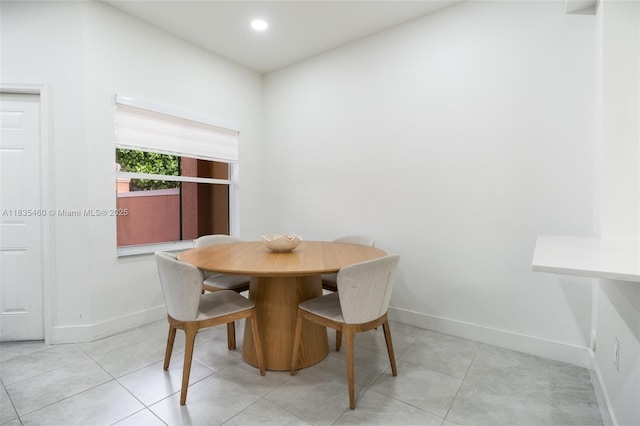 724 SW 106th Ave Unit 2010, Pembroke Pines, FL 33025 - dining area featuring light tile patterned floors and recessed lighting