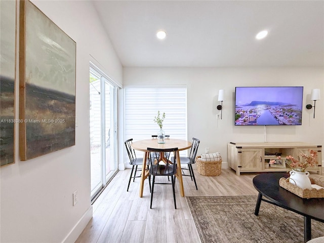 13790 SW 147th Cir Ln Unit 2-9, Miami, FL 33186 - dining area with wood finished floors and recessed lighting