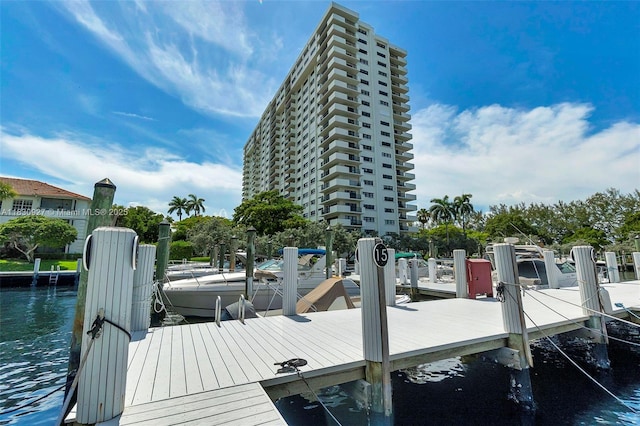 3200 N Port Royale Dr N Unit 1612, Fort Lauderdale, FL 33308 - dock area featuring a water view