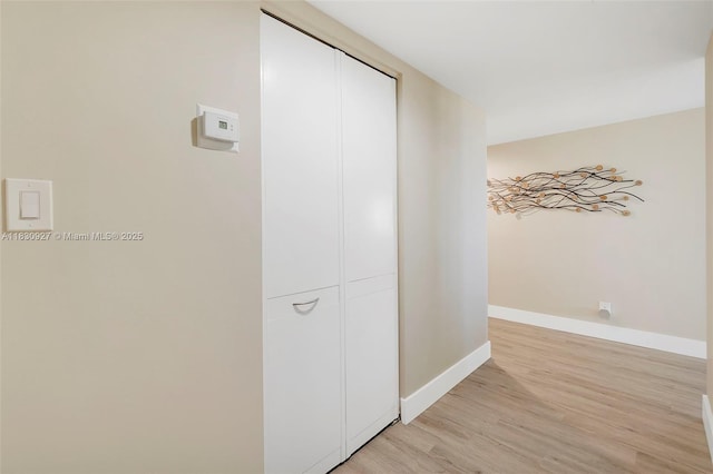 3200 N Port Royale Dr N Unit 1612, Fort Lauderdale, FL 33308 - hall with baseboards and light wood-style flooring