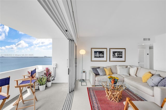 3 Island Ave Unit 12E, Miami Beach, FL 33139 - living area with a water view