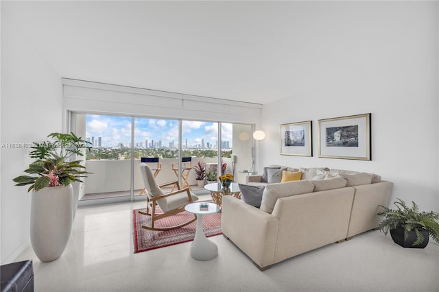 3 Island Ave Unit 12E, Miami Beach, FL 33139 - living room with a skyline view