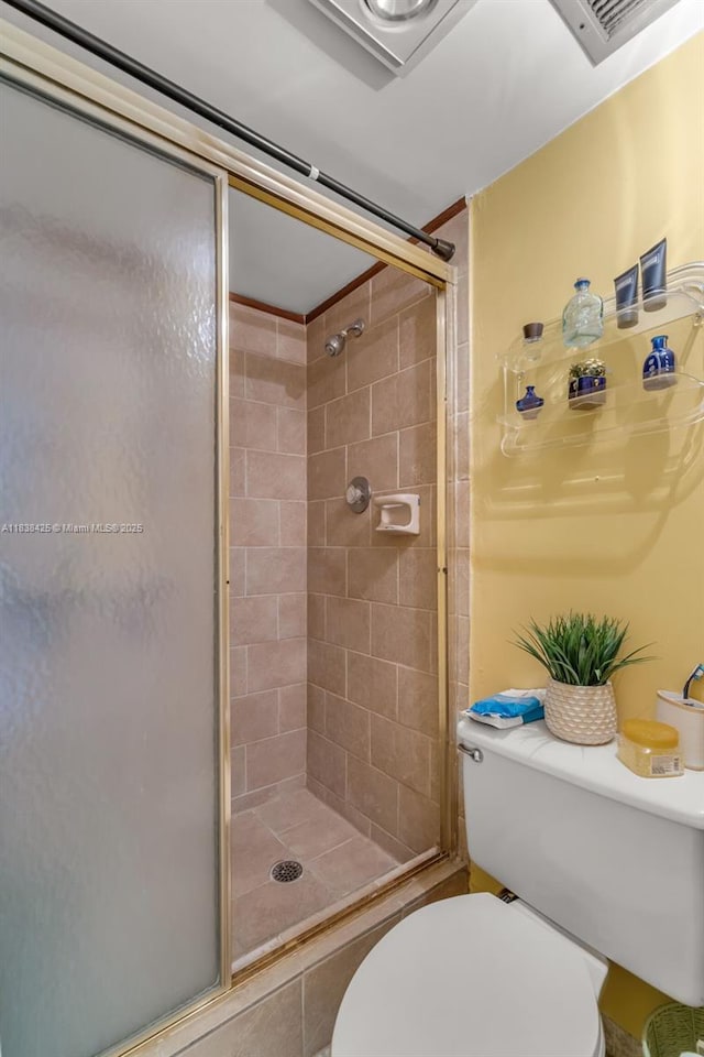 4001 Hillcrest Dr Unit 812, Hollywood, FL 33021 - full bath with toilet and a stall shower