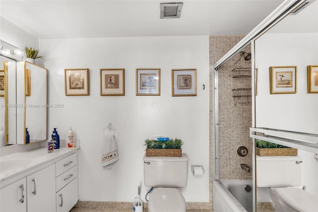 4001 Hillcrest Dr Unit 812, Hollywood, FL 33021 - full bathroom featuring vanity and shower / bath combination with glass door