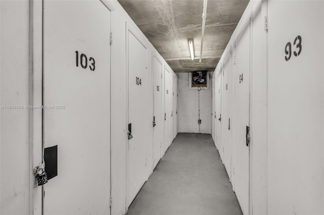 4001 Hillcrest Dr Unit 812, Hollywood, FL 33021 - corridor featuring concrete floors