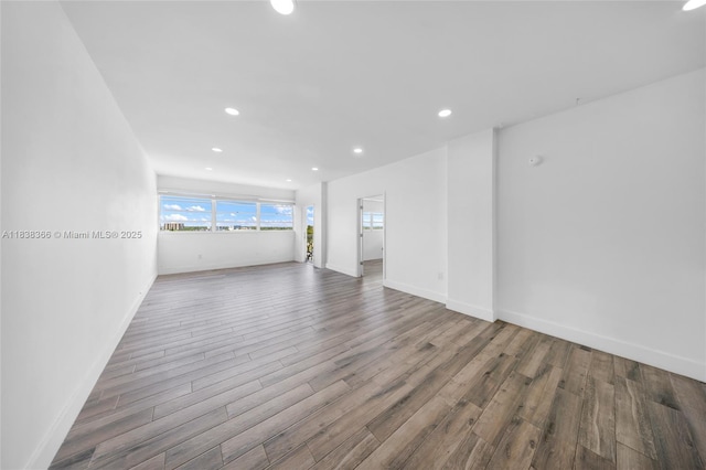 13155 Ixora Ct Unit 1105, North Miami, FL 33181 - empty room with recessed lighting and wood finished floors