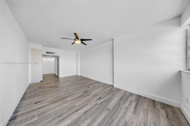 13155 Ixora Ct Unit 1105, North Miami, FL 33181 - unfurnished room with ceiling fan and wood finished floors