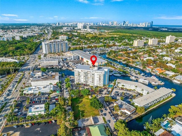 13155 Ixora Ct Unit 1105, North Miami, FL 33181 - aerial overview of property's location with a nearby body of water