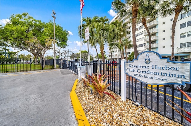 13155 Ixora Ct Unit 1105, North Miami, FL 33181 - view of asphalt road with street lights