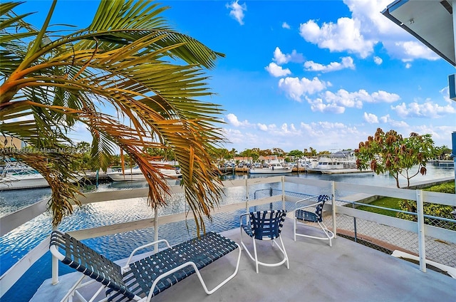 13155 Ixora Ct Unit 1105, North Miami, FL 33181 - patio / terrace featuring a water view