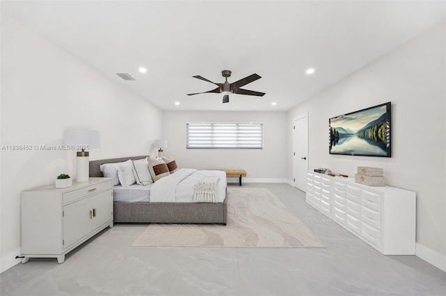 220 SW 75th Ter, Plantation, FL 33317 - bedroom with ceiling fan and recessed lighting