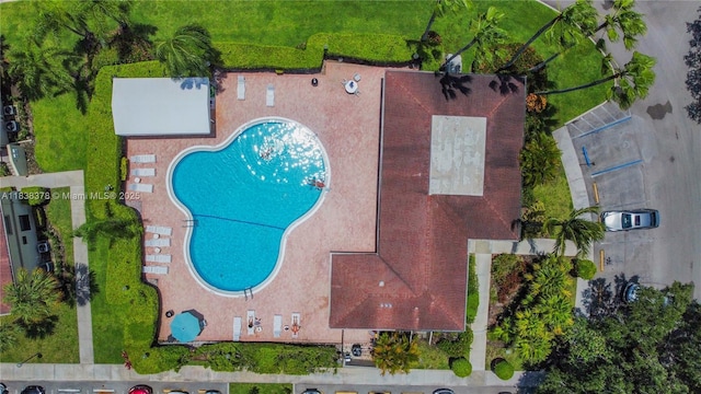 2880 S Carambola Cir S Unit 2071, Coconut Creek, FL 33066 - bird's eye view of a pool